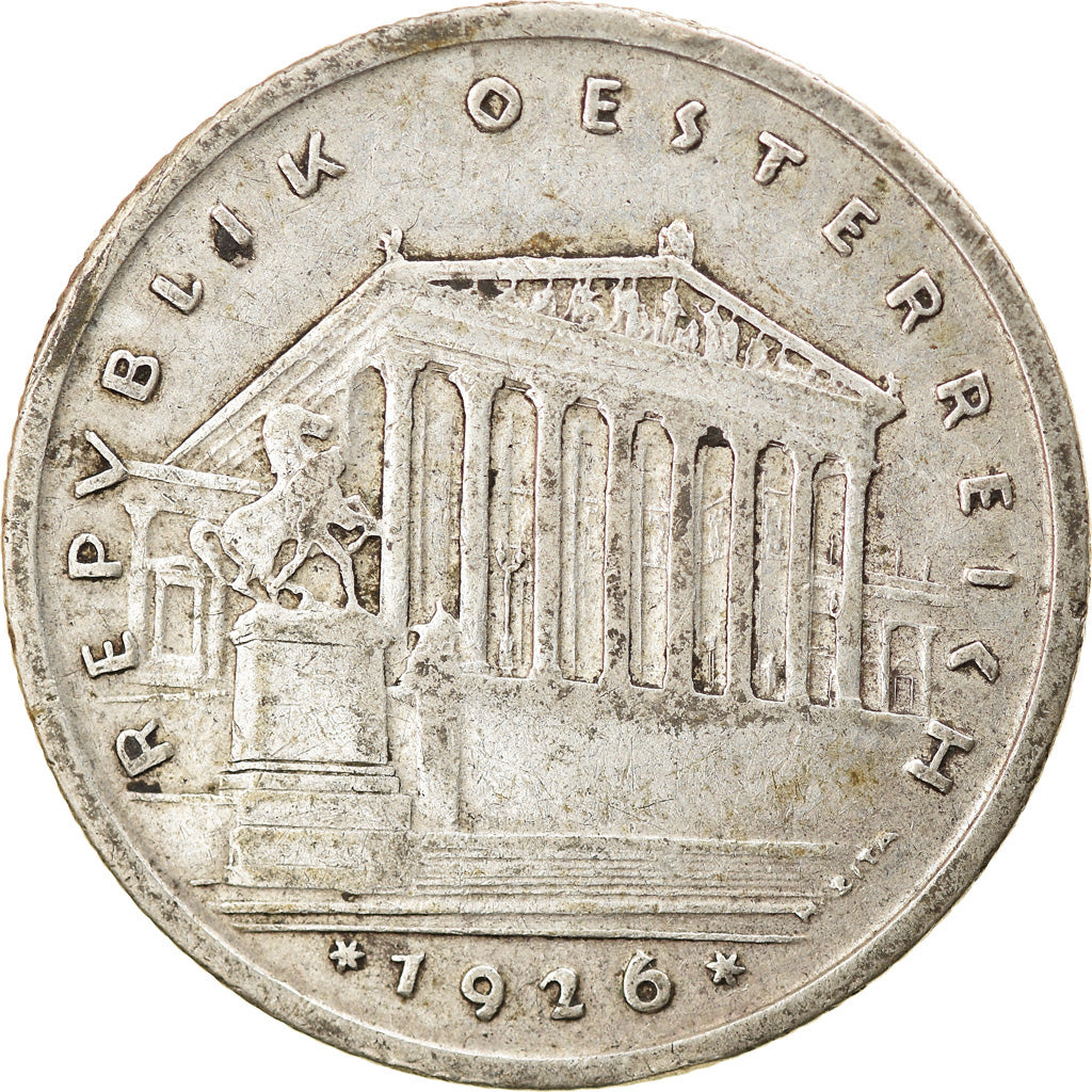 Moneta, Austria, Schilling, 1926, EF(40-45), Srebro, KM:2840