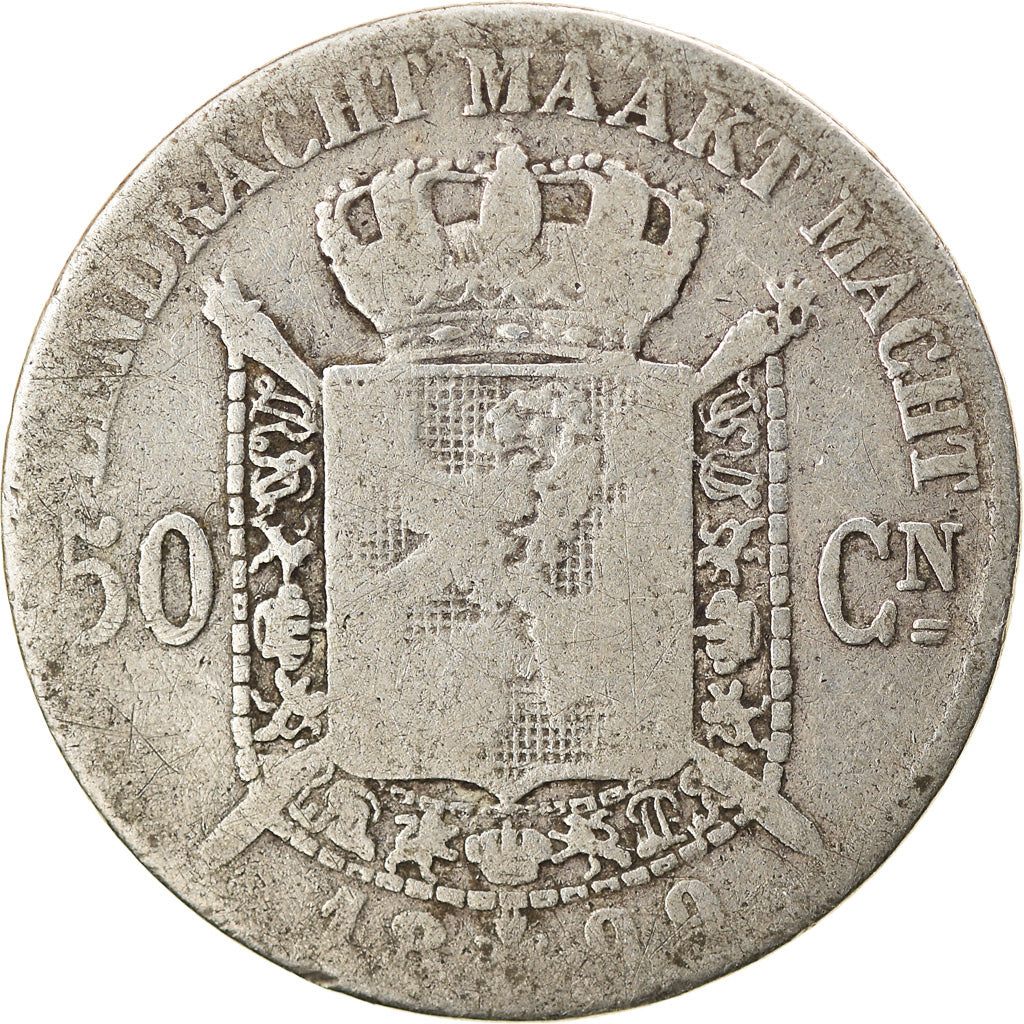 Coin, Belgium, Leopold II, 50 Centimes, 1899, VF(20-25), Silver, KM:27