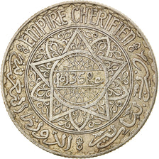 Monnaie, Maroc, Mohammed V, 10 Francs, AH 1352/1933, Paris, TTB, Argent, KM:38