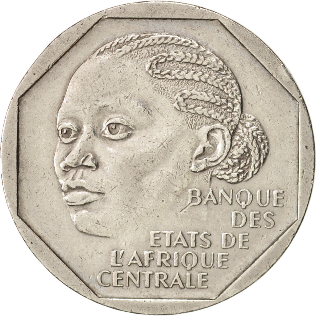 Congo Republic, 500 Francs, 1985, Paris, AU(50-53), Copper-nickel, KM:4