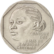 Congo Republic, 500 Francs, 1985, Paris, AU(50-53), Copper-nickel, KM:4