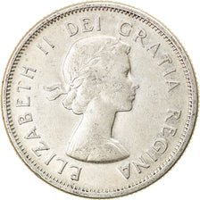 Coin, Canada, Elizabeth II, 25 Cents, 1957, Royal Canadian Mint, Ottawa