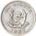 CONGO, DEMOCRATIC REPUBLIC, Likuta, 1967, EF(40-45), Aluminum, KM:8