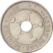 Moneda, Congo belga, 10 Centimes, 1911, Heaton, MBC+, Cobre - níquel, KM:18