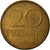 Moneta, NIEMCY - NRD, 20 Pfennig, 1983, Berlin, EF(40-45), Mosiądz, KM:11