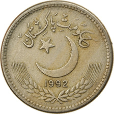 Coin, Pakistan, 50 Paisa, 1992, EF(40-45), Copper-nickel, KM:54