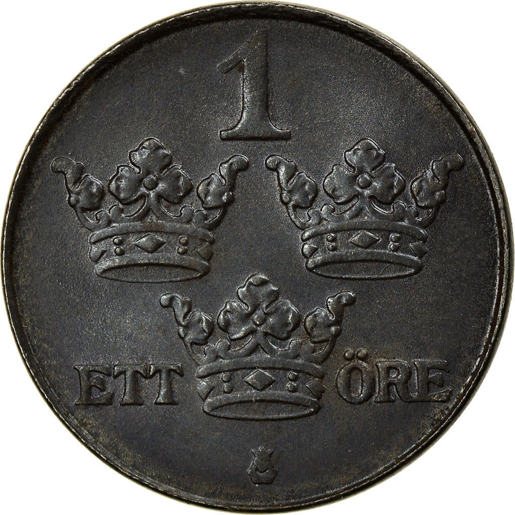 Coin, Sweden, Gustaf V, Ore, 1949, AU(50-53), Iron, KM:810