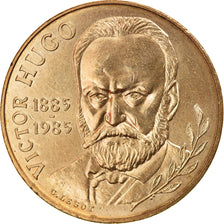 Moneta, Francia, Victor Hugo, 10 Francs, 1985, BB+, Nichel-bronzo, KM:956