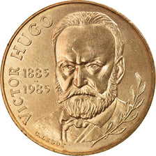 Moneta, Francja, Victor Hugo, 10 Francs, 1985, AU(50-53), Nikiel-Brąz, KM:956