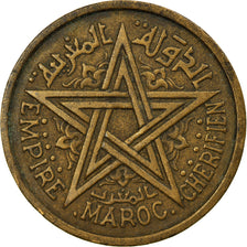 Coin, Morocco, Mohammed V, 2 Francs, AH 1364/1945, Paris, EF(40-45)