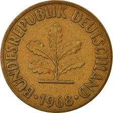 Monnaie, République fédérale allemande, 10 Pfennig, 1968, Hambourg, TTB