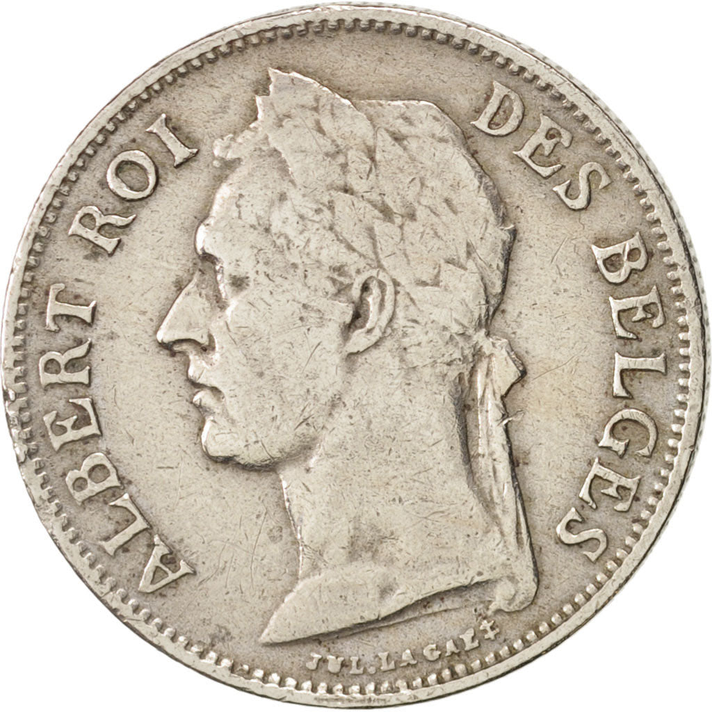Belgisch-Kongo, 50 Centimes, 1927, SS+, Copper-nickel, KM:22