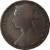 Moeda, Grã-Bretanha, Victoria, Penny, 1877, VF(20-25), Bronze, KM:755