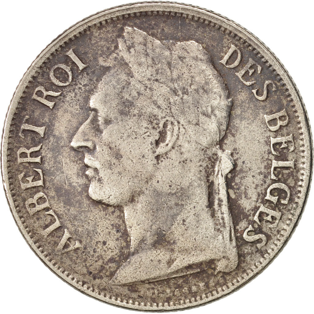 Belgisch-Kongo, Franc, 1930, S+, Copper-nickel, KM:20