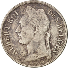 Congo belga, Franc, 1930, BC+, Cobre - níquel, KM:20