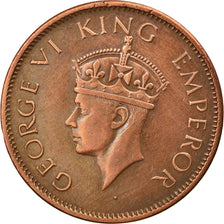 Moneta, INDIE BRYTYJSKIE, George VI, 1/4 Anna, 1940, Bombay, AU(55-58), Bronze
