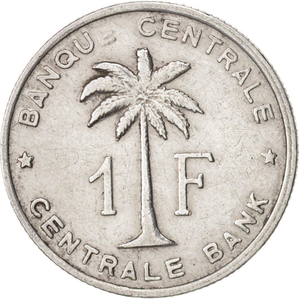 Belgian Congo, RUANDA-URUNDI, Franc, 1959, AU(50-53), Aluminum, KM:4
