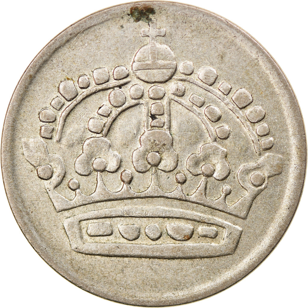 Coin, Sweden, Gustaf VI, 50 Öre, 1958, EF(40-45), Silver, KM:825