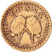 Moneda, Ghana, 1/2 Pesewa, 1967, MBC+, Bronce, KM:12