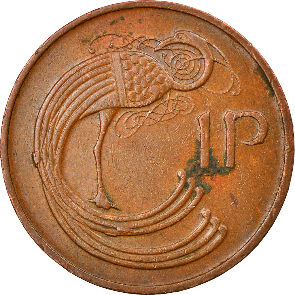 Moneta, REPUBBLICA D’IRLANDA, Penny, 1988, BB, Acciaio placcato rame, KM:20a