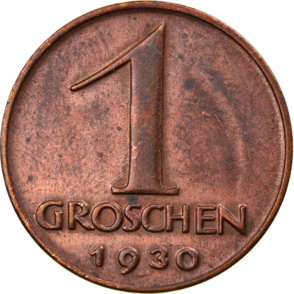Coin, Austria, Groschen, 1930, AU(50-53), Bronze, KM:2836