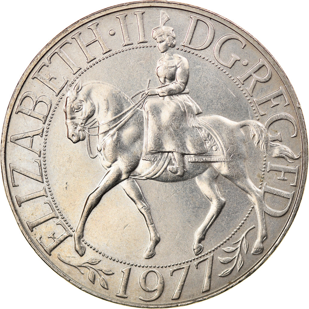 Moneta, Gran Bretagna, Elizabeth II, 25 New Pence, 1977, BB+, Rame-nichel