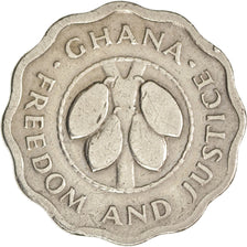 Ghana, 2-1/2 Pesewas, 1967, MBC+, Cobre - níquel, KM:14