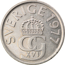 Münze, Schweden, Carl XVI Gustaf, 5 Kronor, 1977, SS, Copper-nickel, KM:853