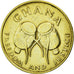 Moneda, Ghana, 5 Cedis, 1984, MBC+, Latón, KM:26