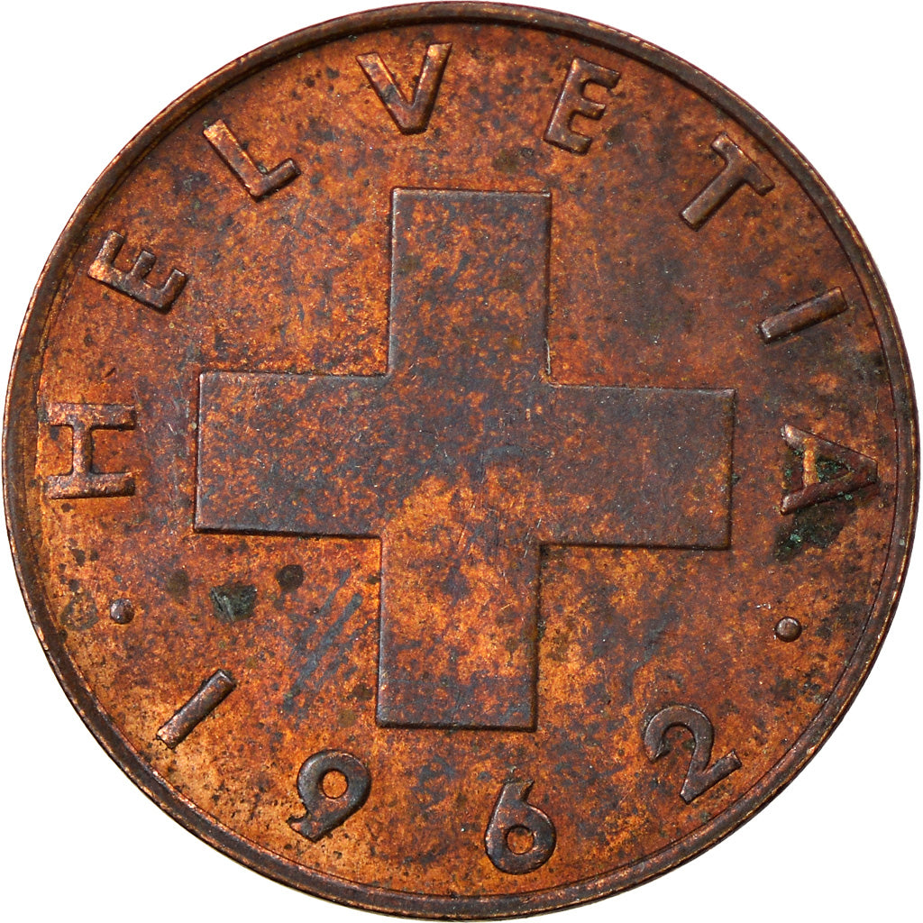 Monnaie, Suisse, Rappen, 1962, Bern, TB, Bronze, KM:46