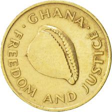 Ghana, Cedi, 1984, TTB+, Brass, KM:25