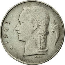 Monnaie, Belgique, Franc, 1962, TTB+, Copper-nickel, KM:143.1