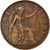 Moneda, Gran Bretaña, George V, Penny, 1917, MBC, Bronce, KM:810