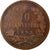 Moneta, Włochy, Umberto I, 10 Centesimi, 1893, Rome, F(12-15), Miedź, KM:27.2