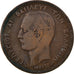 Coin, Greece, George I, 10 Lepta, 1882, VF(30-35), Copper, KM:55