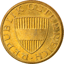 Moneta, Austria, 50 Groschen, 1995, BB+, Alluminio-bronzo, KM:2885
