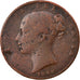 Coin, Great Britain, Victoria, Farthing, 1843, VF(20-25), Copper, KM:725