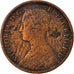 Monnaie, Grande-Bretagne, Victoria, Farthing, 1861, B+, Bronze, KM:747.2
