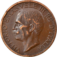Monnaie, Italie, Vittorio Emanuele III, 10 Centesimi, 1930, Rome, TTB+, Bronze