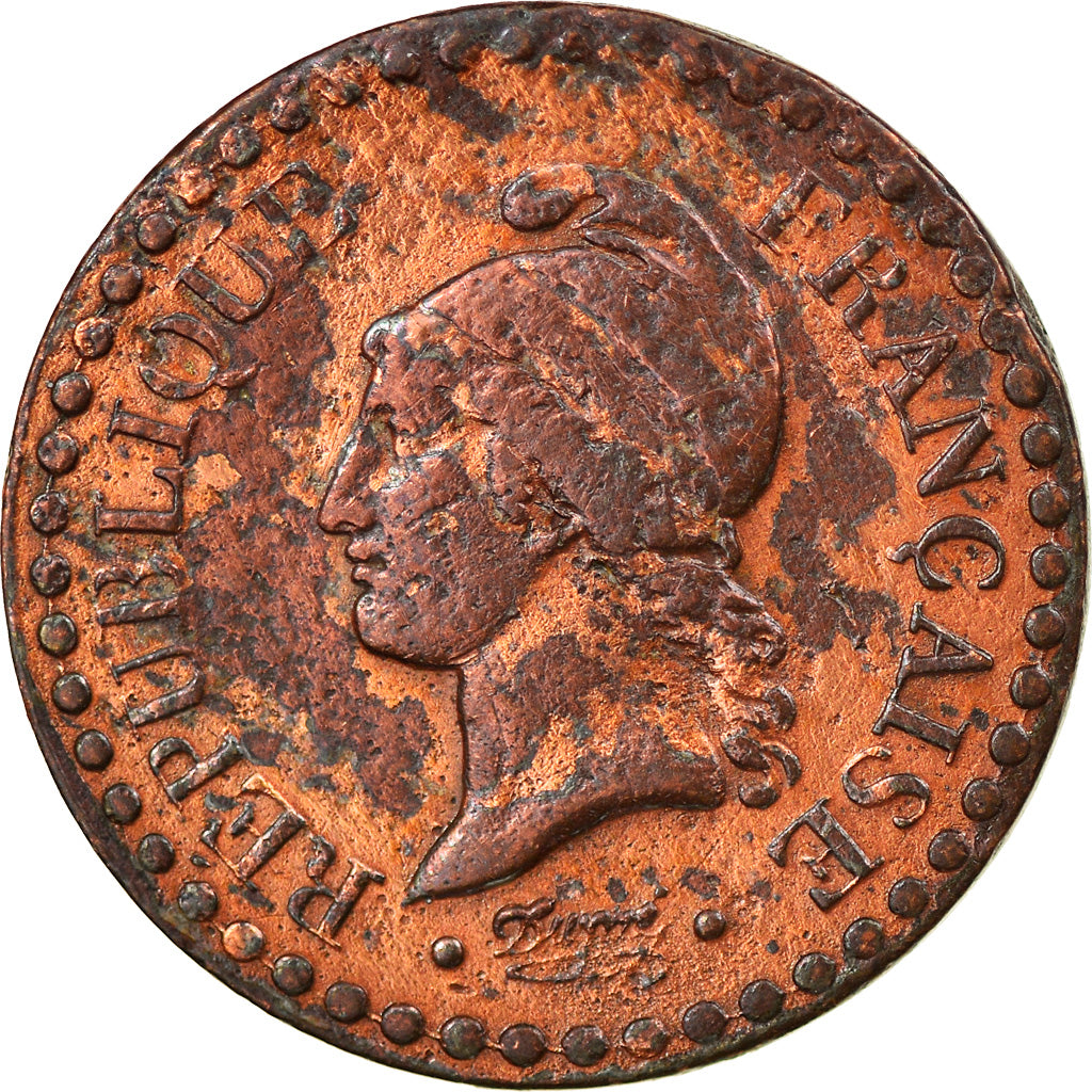 Coin, France, Dupré, Centime, 1848, Paris, VF(20-25), Bronze, KM:754