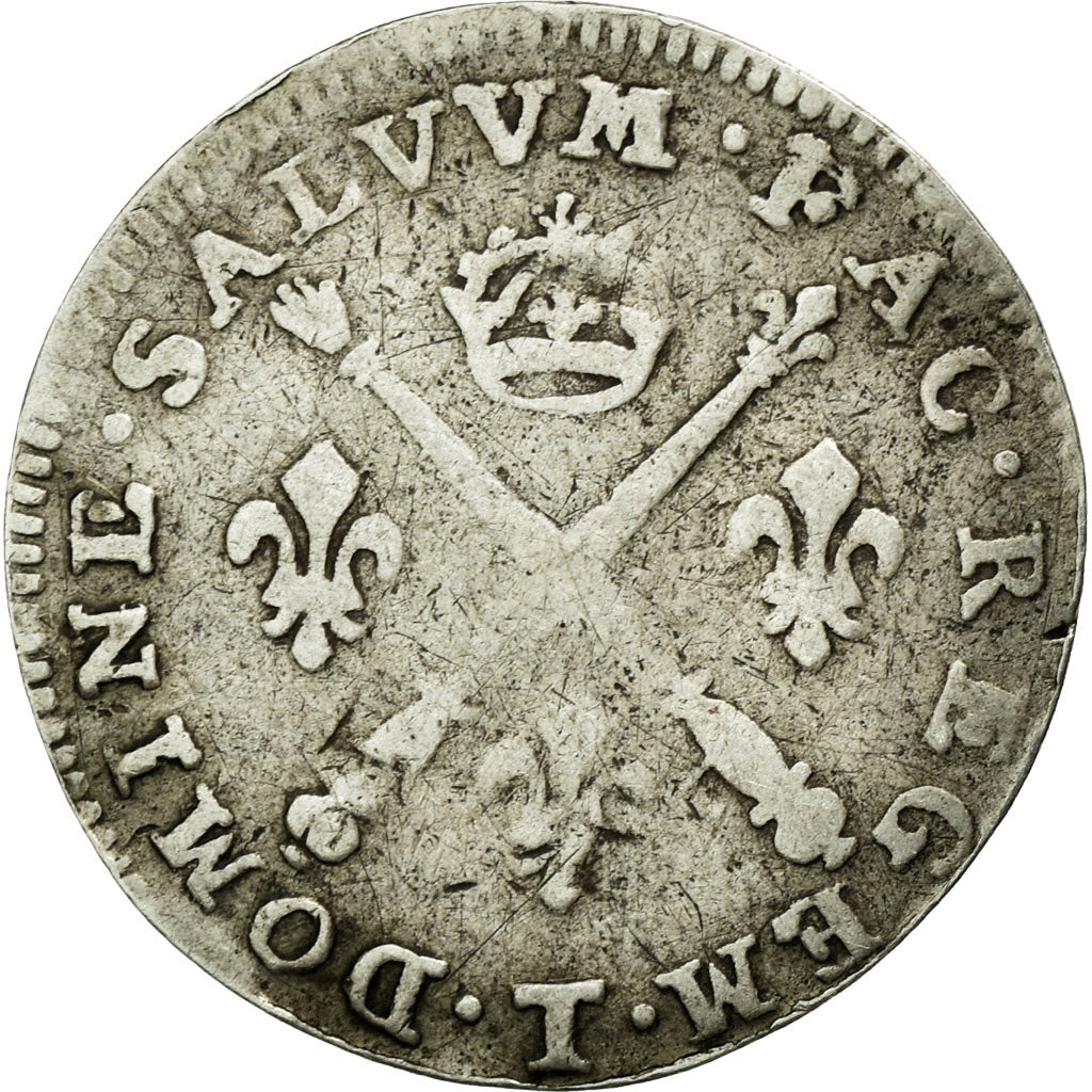 Coin, France, Louis XIV, 5 Sols aux insignes, 5 Sols, 1/16 ECU, 1702, Nantes