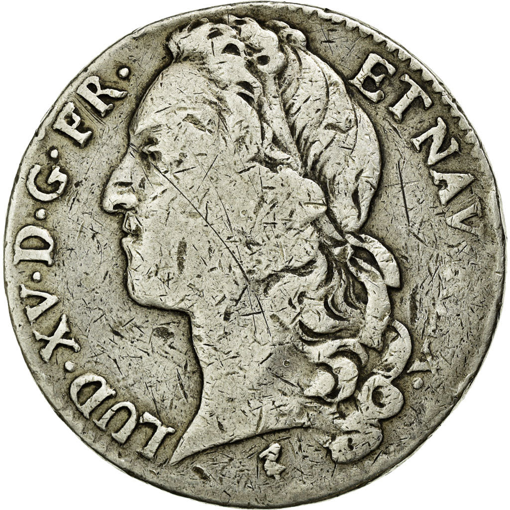 Coin, France, Louis XV, 1/2 Écu au bandeau, 1/2 ECU, 44 Sols, 1748, Lille