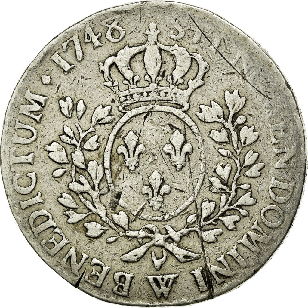 Coin, France, Louis XV, 1/2 Écu au bandeau, 1/2 ECU, 44 Sols, 1748, Lille
