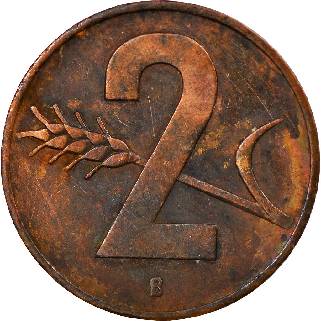 Monnaie, Suisse, 2 Rappen, 1963, Bern, TB+, Bronze, KM:47