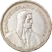 Coin, Switzerland, 5 Francs, 1939, Bern, EF(40-45), Silver, KM:40