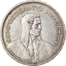 Coin, Switzerland, 5 Francs, 1933, Bern, EF(40-45), Silver, KM:40