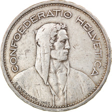 Coin, Switzerland, 5 Francs, 1933, Bern, VF(30-35), Silver, KM:40