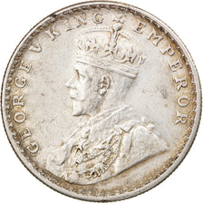Coin, INDIA-BRITISH, George V, Rupee, 1913, EF(40-45), Silver, KM:524