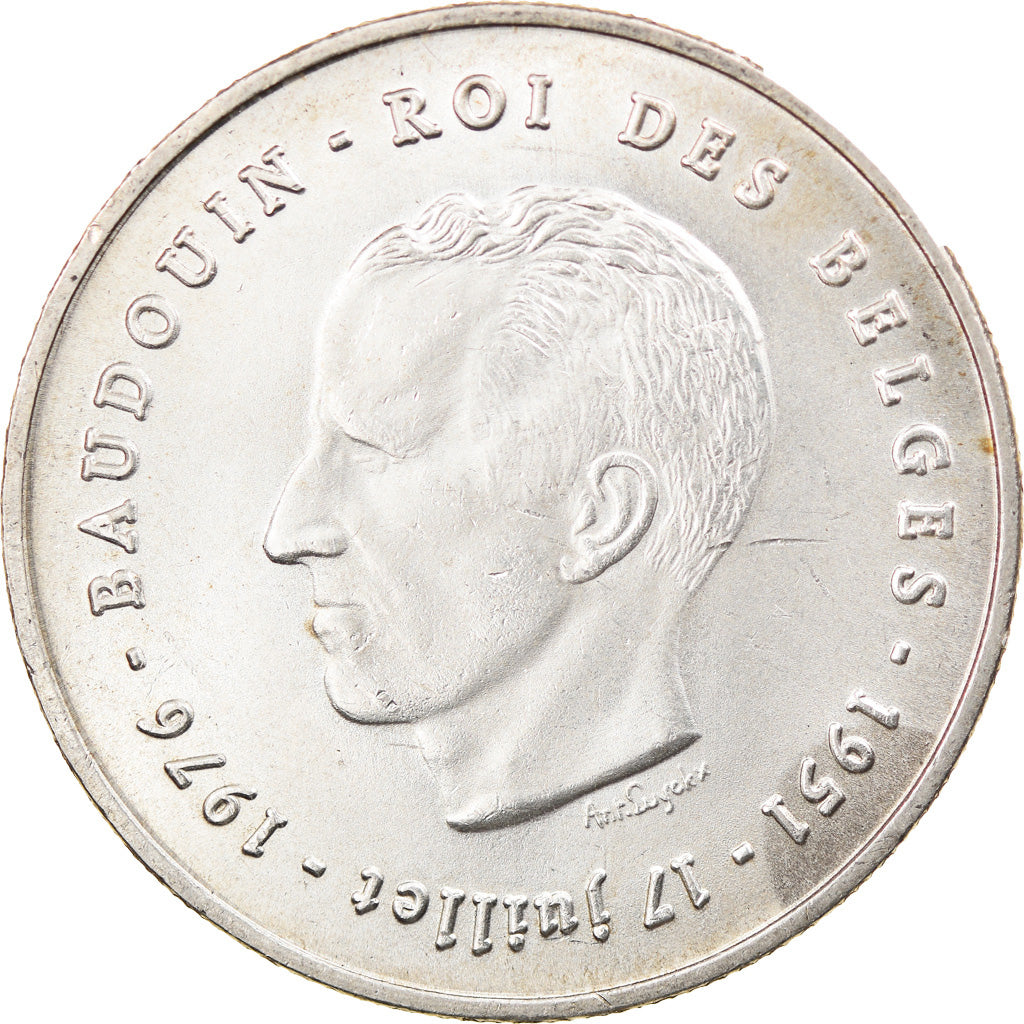 Münze, Belgien, 250 Francs, 250 Frank, 1976, SS+, Silber, KM:157.1