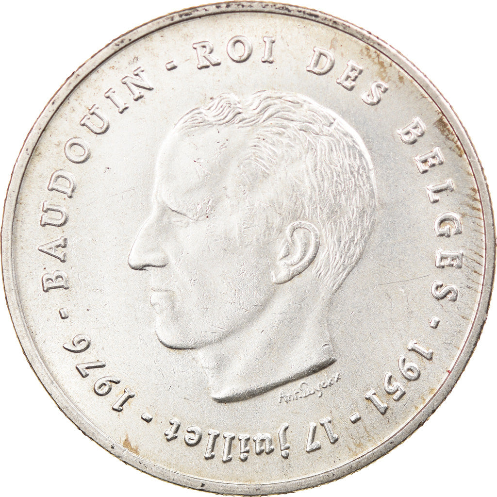 Coin, Belgium, 250 Francs, 250 Frank, 1976, AU(50-53), Silver, KM:157.1